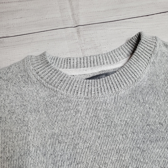 Jake Austin Light Heather Gray Sweater Size S - Picture 3 of 7